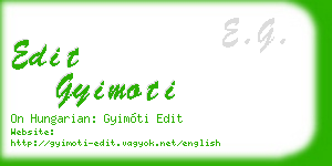 edit gyimoti business card
